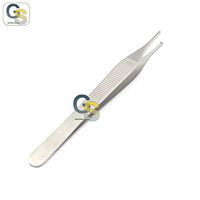 G.S ADSON Tissue Forceps 1X2 Teeth Dental Veterinary Instruments Best Quality