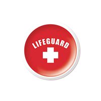 Pool Party Lifeguard -7" Paper Dessert Plates, Set of 12