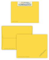 5X7 Blank Cards with A-7 Envelopes - Bright Golden Yellow - 25 Sets - Matching Pack - Invitations, Greeting, Thank You, Notes, Holidays, Weddings, Birthdays, Announcements