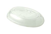 World Centric's Compostable Clear PLA LID -For 24 Ounce Plant Fiber Burrito Bowls (Package of 200)