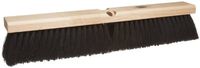 Weiler 42134 18" Block Size, Black Tampico Fill, Coarse Sweeping Floor Brush, Natural