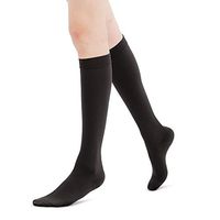 Fytto 1020 Opaque Compression Socks for Professionals 15-20 mmHg - Graduated Medical Support for Flight, Travel, DVT and Edema - Small, Black
