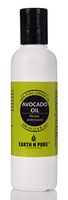 Earth N Pure Avocado Oil 100% Cold-Pressed, Pure, Natural, Therapeutic Grade Carrier Oil - Supports Deep Tissue Moisturizer for Hair Face And Skin - Rich in Vitamin E and Oleic Acid (100 ML/3.4 fl.oz)
