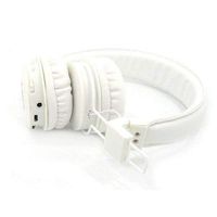 X3 Wireless Stereo Powerful Bass Bluetooth Headphone Headset Fm Radio,Micro SD,Hands Free Call Receiving, Fold Able Sport Game Headphone (Whie)