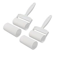 uxcell Home Carpet Pet Hair Clothes Cleaning Dust Remover Sticky Roller Cleaner 2pcs