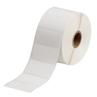 Brady THT-17-424-1.5-SC Label, General Purpose Paper, 1.000" H x 2.000" W, White, 1500/Roll (Pack of 1500)