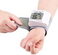 FAMKIT Digital Wrist Blood Pressure Monitor Automatic BP Cuff Machine Home Test Device