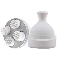 Aiyawear Massage Gun 3D Waterproof Electric Wireless Scalp Massager Head Massage Relax Muscle Pet Scalp Head Massager (Color : White, Size : Ones)