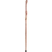 Brazos Trekking Pole Hiking Stick for Men and Women Handcrafted of Lightweight Wood and made in the USA, Red Oak,  58 Inches