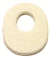 Atlas Biomechanics Oval Stick On Callus Cushions, 100 Pack, Felt 1/8"Pads