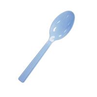 Northwest Medium-Weight Hard Plastic Plastic Spoons, (Light Blue, 100 Count)