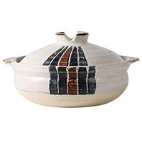 Bowl Pot Clay Casserole Cooker Household Gas High Temperature Resistant Soup Pot Pot Rice Bowl Kitchen Gift Household tableware, retro bowl