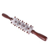 1PCS Wood Massage Roller Massager Tool Reflexology Hand Foot Therapy Full.