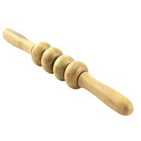 heallily Wooden Full Body Muscle Massager Roller Stick Deep Relaxing Massage Stick 1PC