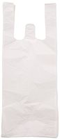 Plastic Bag - Small White T-shirt Plastic Disposable Bag 6 X 4 X 15 Inches, 13 Mic-800 Count