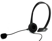 LG Stylo 3 Compatible WIRED Headset MONO Hands-free Headphone 3.5mm Earphone Boom Microphone Single Earbud [Black]