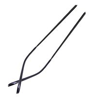 1 Pair Vintage Metal Glasses Temple Eyeglasses Replacement Temples, Black