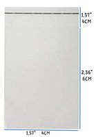 200ct Clear Plastic Bags 1.96" X 3.14" Thick Self Sealing OPP Cello Bags for Plastic Poly Bags for A4,Letter Sized Documents,Marketing Materials,Clothes Bakery Cookies Decorative Wrappers(1.96"X3.14")