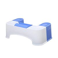 Squatting Toilet Stool，Plastic Non-Slip Bathroom Step Up Stool Relieves Constipation, Bloating