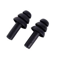 JPONLINE 2 Pcs Silicone Ear Plugs Anti Noise Snore Earplugs Comfortable for Camping Sleep New color send by random