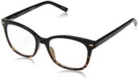 Kate Spade Women's Keadra Square Reading Glasses, BLK HAVAN, 2.5