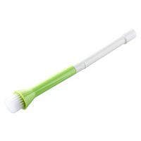 Braceus Long Mist Water Sprayer with Cleaning Brush Flexible Water Pipe Kitchen Tool (Green)