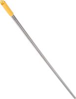 Carlisle 41199C04 Commercial Stainless Steel Handle with Grip, 60" L / 1" D, Yellow
