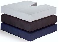 Blue Chip Memory Foam Coccyx Wheelchair Seat Cushion (1) Comes standard in Blue