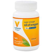 The Vitamin Shoppe Super Strength Oil of Oregano 45MG (70 Carvacrol), Oregano Oil That Supports A Healthy Immune Response (60 Veggie Capsules)