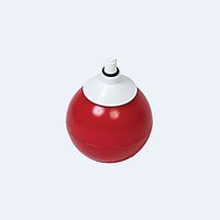 Ambutech 8mm Threaded Rolling Ball Tip - Red