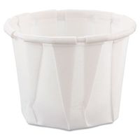 Solo Cup Company Treated Paper Souffl Portion Cups, White, 0.75 Ounce, 250/Bag, 20 Sleeves of 250 Cups, 5000 Per Case