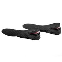 ROSENICE Unisex Increased Insole Elevator Insole Shoe Pad Invisible 6CM (Black)