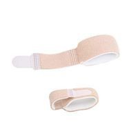 Artibetter Toe Loops, Broken Toe Wraps 12 Pcs Cushioned Bandages Hammer Toe Separator Splints