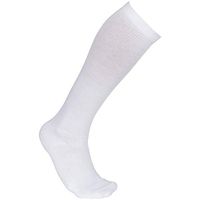 EvoNation Men's USA Made Graduated Compression Socks 20-30 mmHg Firm Pressure Medical Quality Knee High Orthopedic Support Stockings Hose - Best Comfort Fit, Circulation, Travel (Medium, White)