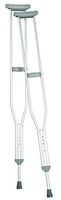 Carex Health Brands A975C0 Push Button Aluminum Crutches Tall