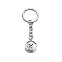 BNQL Zodiac Essential Oil Diffuser Keychain Birthday Gift for Her (Taurus)