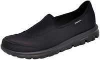 Skechers Performance Women's Go Walk Slip-On Walking Shoe, Black/Black, 6.5 M US
