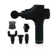 Massage Gun Deep Tissue Percussion Muscle Massager for Pain Relief, Handheld Electric Body Massager Sports Drill Portable Super Quiet Brushless Motor CHASDI (Black)