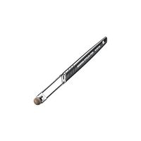 ELECOM-Japan Brand-Touch Pen Long Type Clear Window Conductive Fiber Model for Smartphone and Nintendo Switch Black P-TPLG02BK