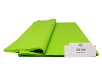 Lime Green | 96 Sheets | 15 Inch x 20 Inch | Premium Quality Tissue Paper | Colors of Rainbow