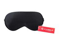 KABBLE 100% Silk Sleep Mask for A Good Night's Sleep, Adjustable Strap, Ultimate Sleeping Aid, Blindfold, Blocks Light + Tweezers Gift for Women.