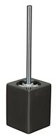 Kleine Wolke Flash Mordern Stoneware Toilet Brush Holder 15.35" t X 4.33" w (Black)