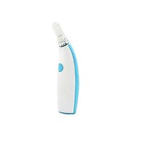 Maifeitian Electric Earwax Cleaner Ear Wax Remover Easy Comfortable Cleaning Tool Kit，LED Light, Inside 3 Units Soft Safety Silicone Spiral Replacement Head (Blue)