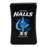 Halls XS, Sugar Free Candy, Mentho-Lyptus, 45 g (15 g x 3)