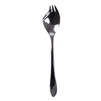 YouCY 2 In 1 Sporks Creative Salad Fork Stainless Steel Flatware For Ice Cream Spoon, Salad Forks, Fruit Appetizer Dessert,True Color