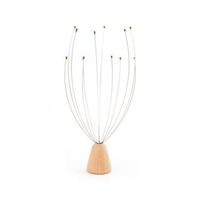 Kikkerland Head Massager, Wood, Standing