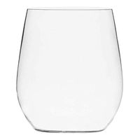 48 Pack Plastic Stemless Wine Glasses Disposable 12 Oz Clear Plastic Wine Cups Shatterproof Recyclable and BPA-Free
