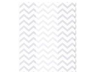 Christmas Print Cello Bags - Chevron White 6x3-1/4x13-1/2" Cello Bags 1.2 mil (2 Packs; 100 Bags Per Pack) - WRAPS-C7BCHW