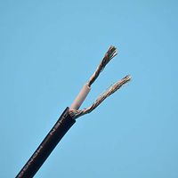 | Wires & Cables 10/20M Black Audio Signal Cable 18WG UL1185 Single core Shielded Wire 1 Core+1 Ground 0.75square | by HUDITOOLS | 1 PCs