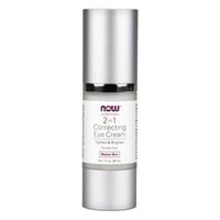 2 in 1 Correcting Eye Cream, 1 oz by Now Foods (Pack of 6)